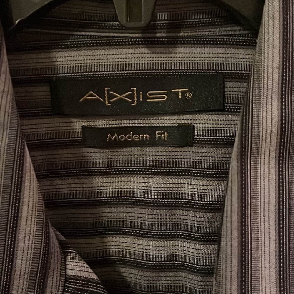 Axist Mens XL Black Button Down Shirt - Picture 2 of 6
